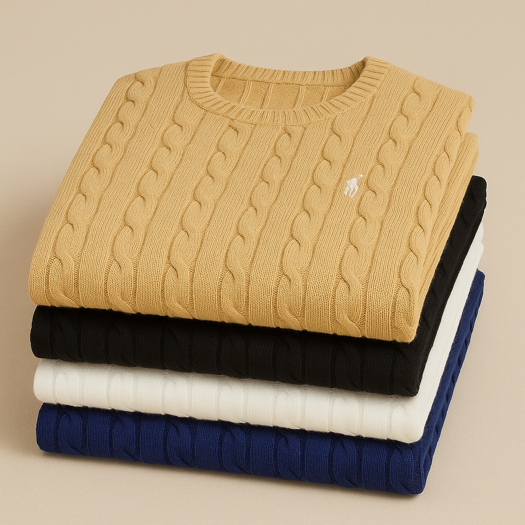 |Combo 4| - Suéteres Ralph L. em Tecido Premium